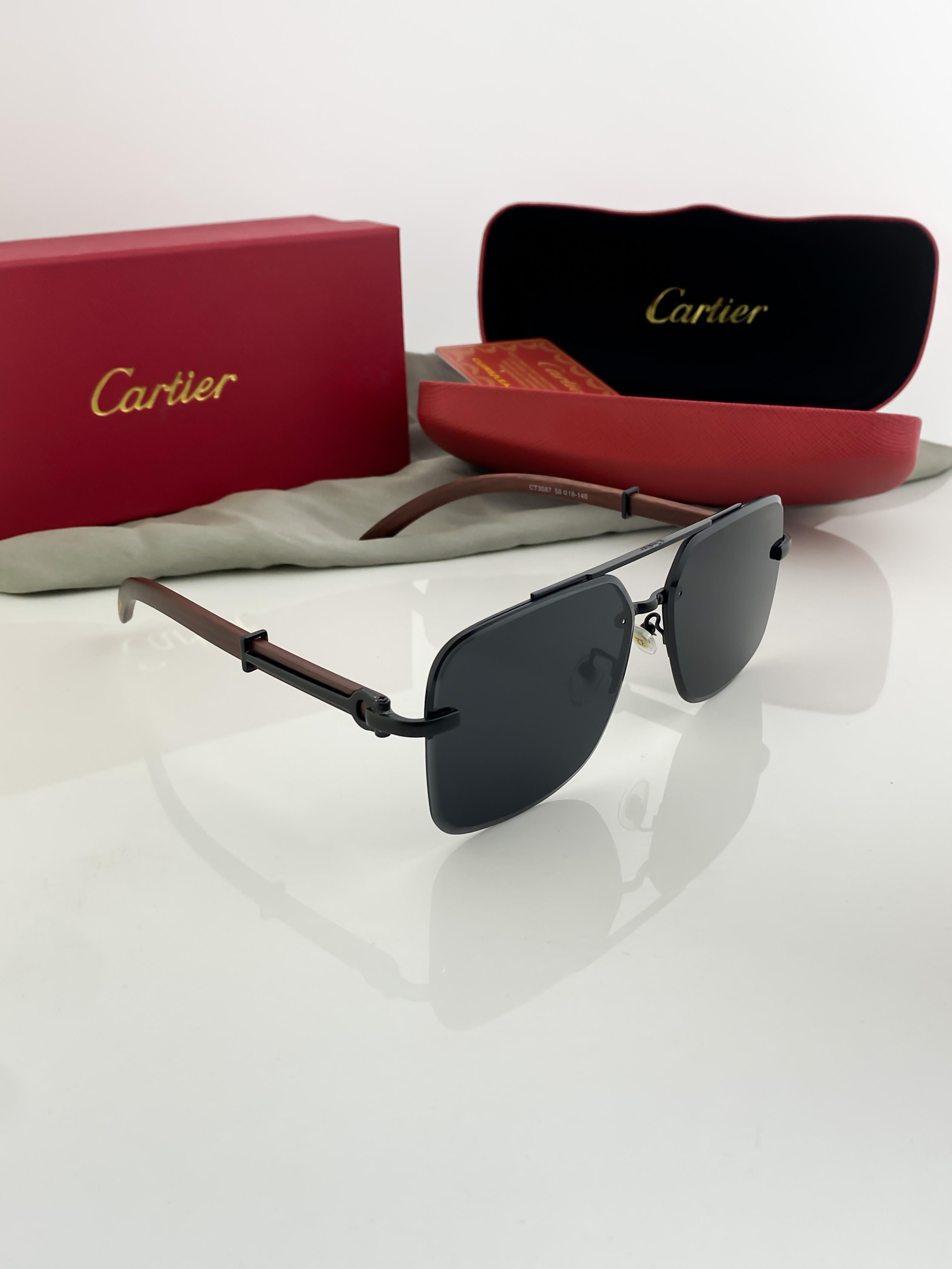 CAR WOODEN BLACK 3087