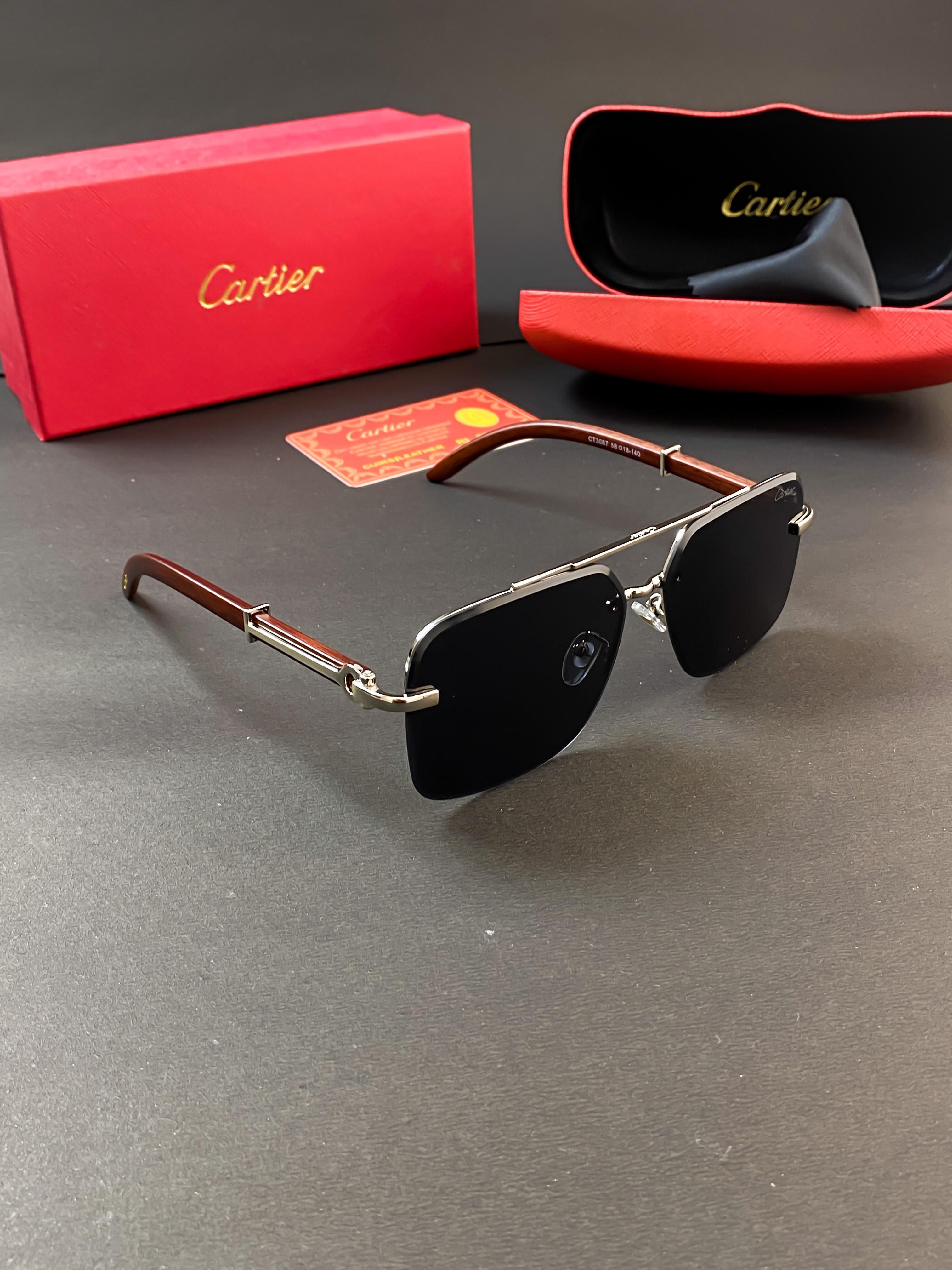 CART  WOODEN BLACK 3087