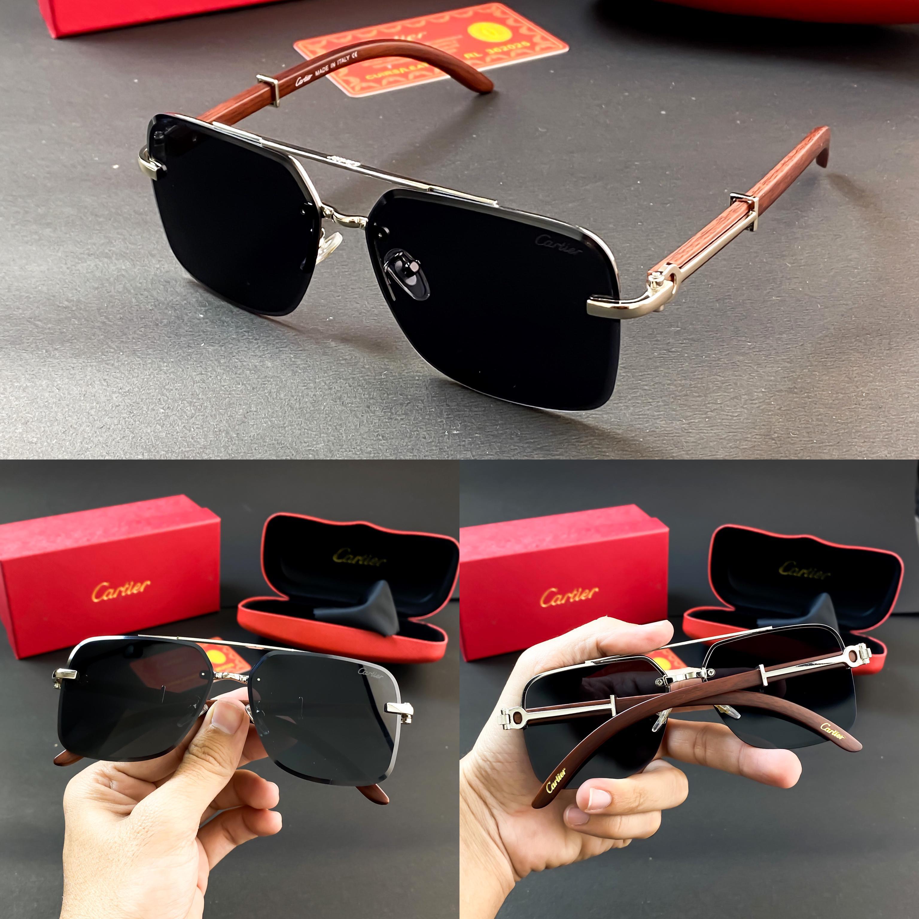 CART  WOODEN BLACK 3087