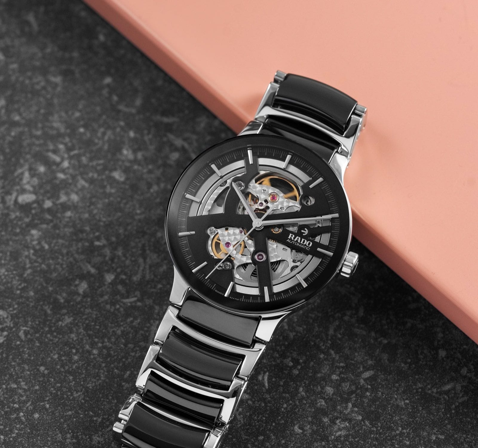 Ra_do Black Silver watch 8210