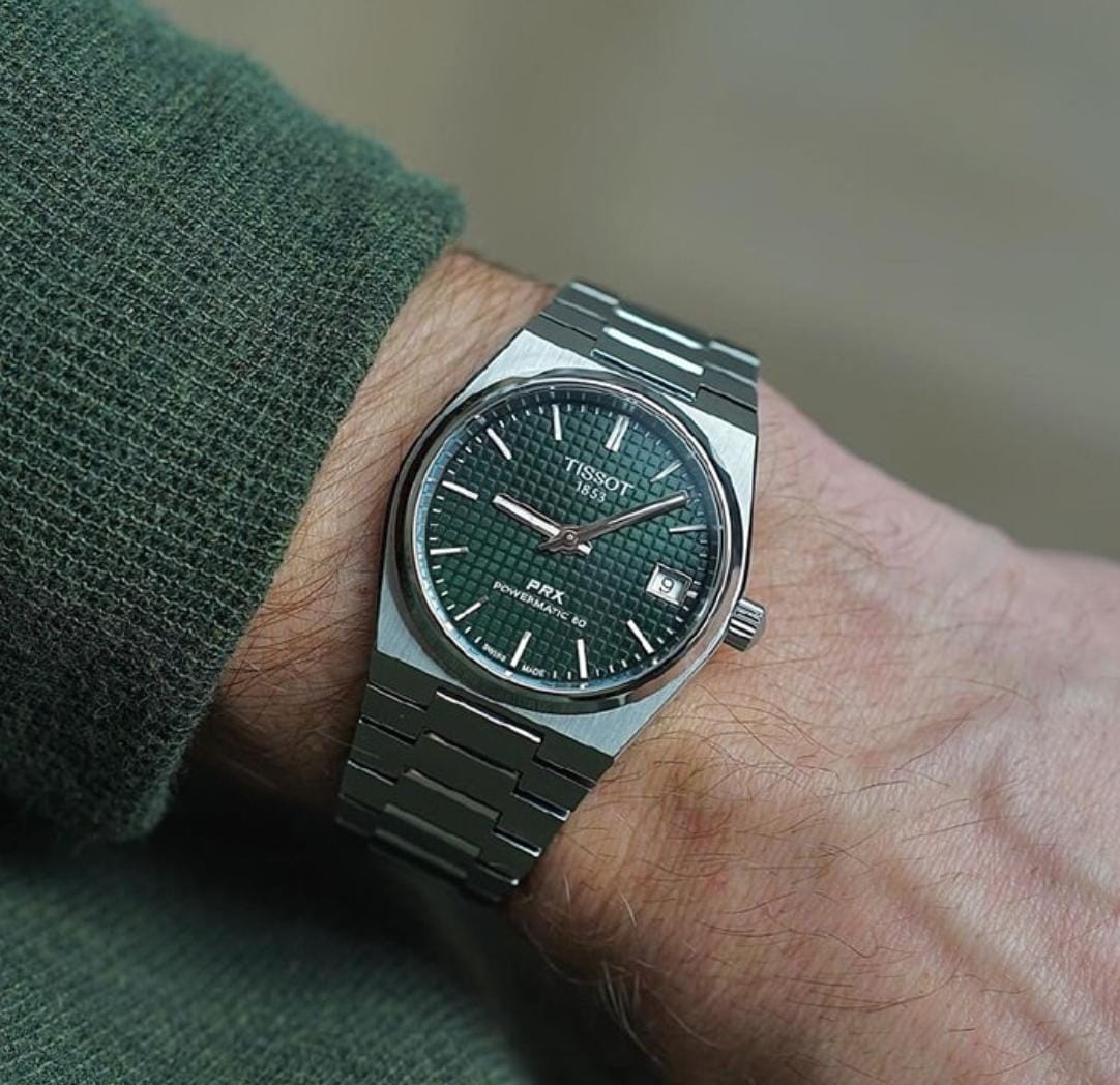 Tisso_t Watch Green  7844
