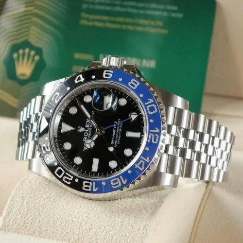 Role_x Gmt Master Silver Black Metal